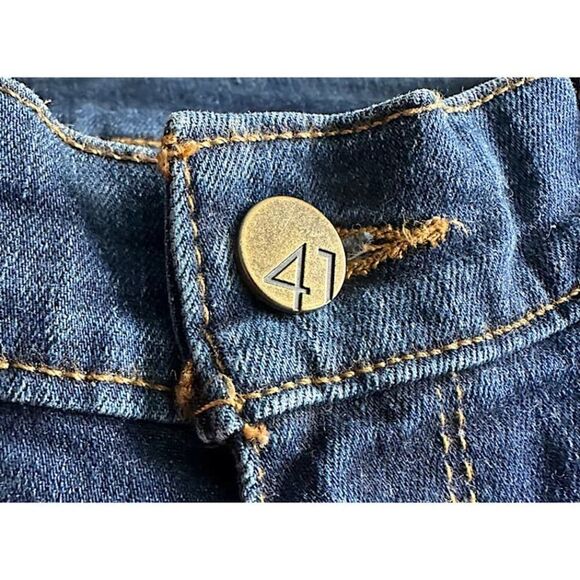 Anthropologie 41 Hawthorn‎ Bootcut Jeans Union Wash Mid-Rise Sz 28 - Picture 3 of 6